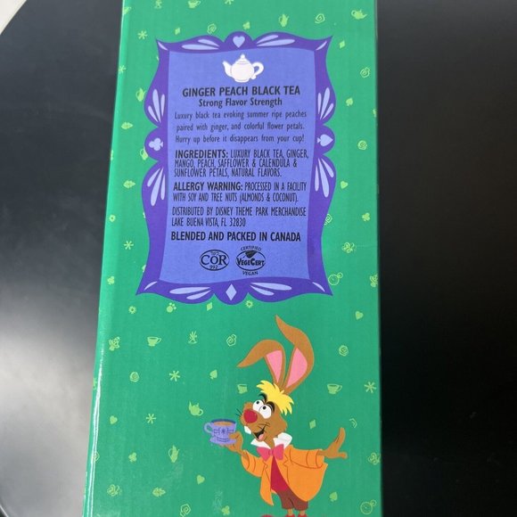 Disney Parks Alice Wonderland Tea Set For One Mug / Teapot / 10 Tea Bags NIB - Picture 2 of 7